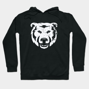 White Milde Bear Hoodie